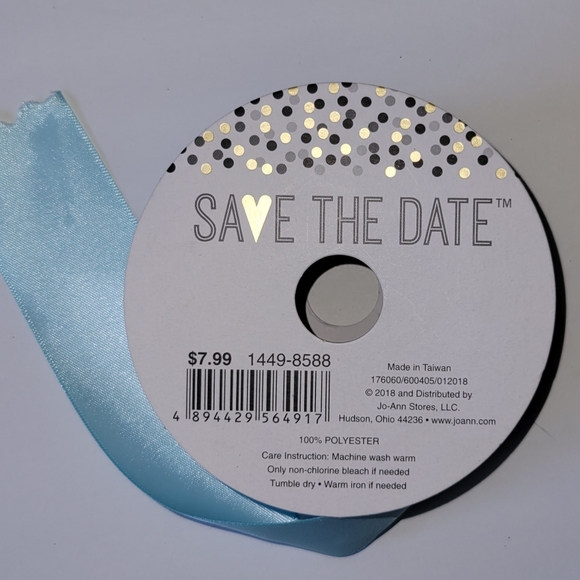 RIBBON FOR CRAFTING BOW MAKING DIY 4 ROLLS BUNDLE - Picture 5 of 11